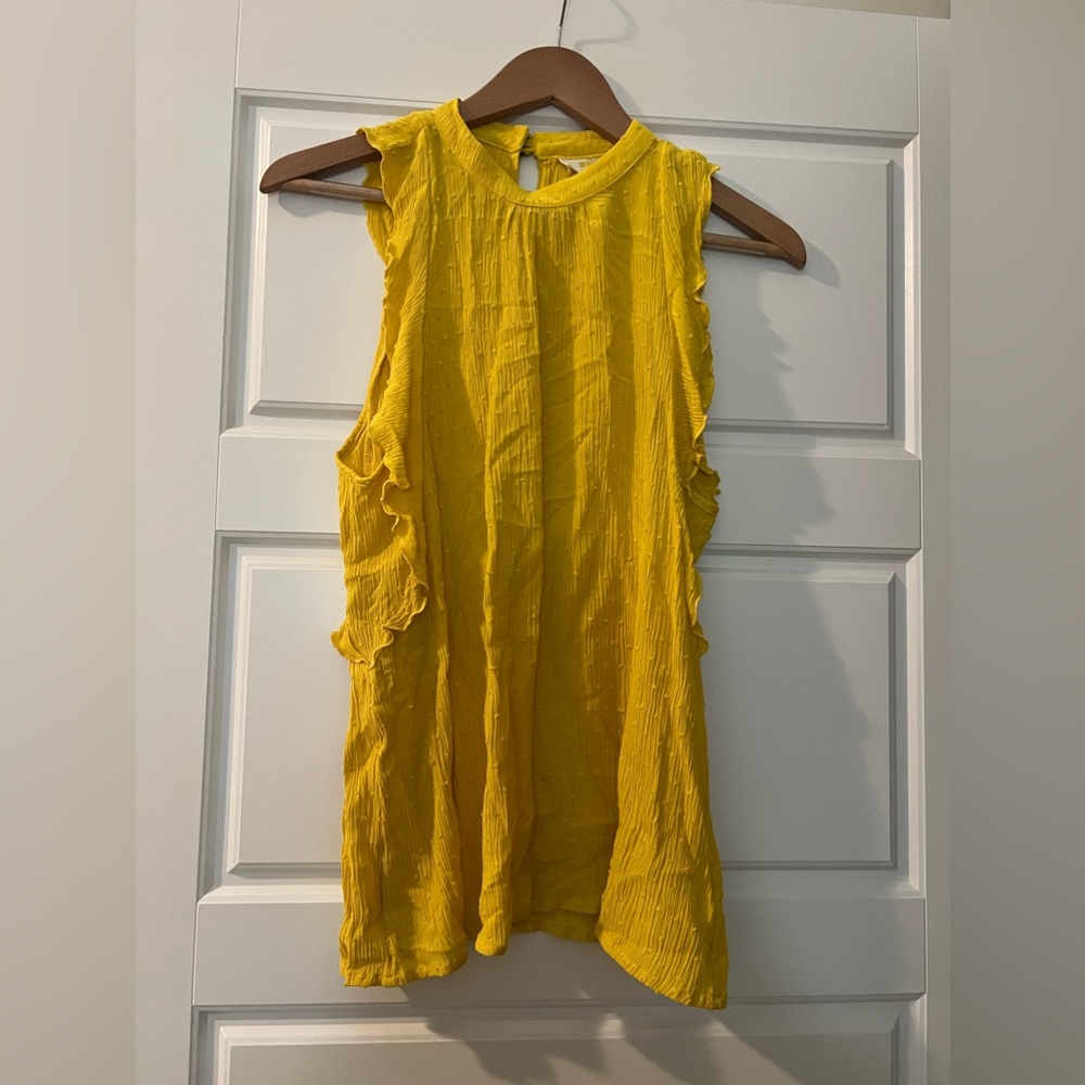 Anthro ruffle top